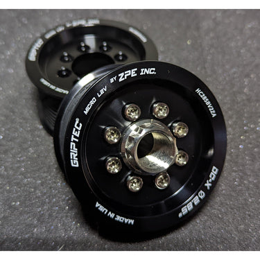 GRIPTEC 10 RIB L2V BLACK PULLEY & HUB KIT FOR HELLCAT/TRACKHAWK 6.2L SUPERCHARGER